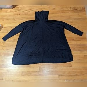 Navy Oversized Turtleneck Sweater Winter WOMENS MEDIUM